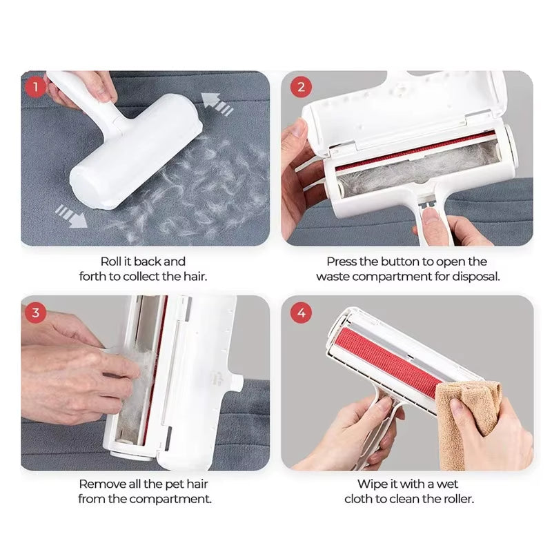 Eco-Friendly Reusable Pet Hair Remover Lint Roller