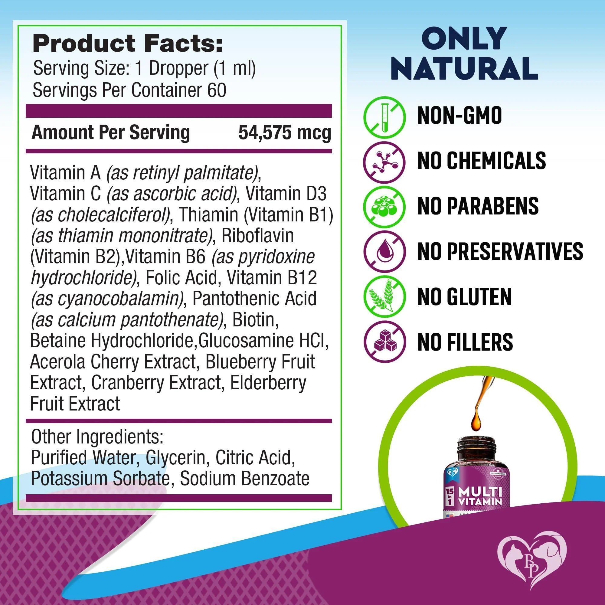 Pets Multivitamin Liquid Health Supplements